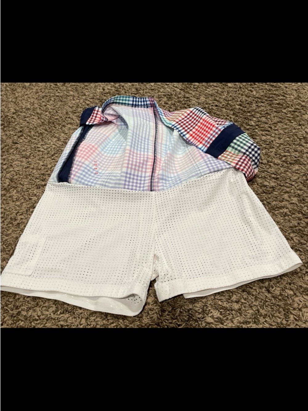 Kinona plaid golf skort size large NWOT - Picture 4 of 4